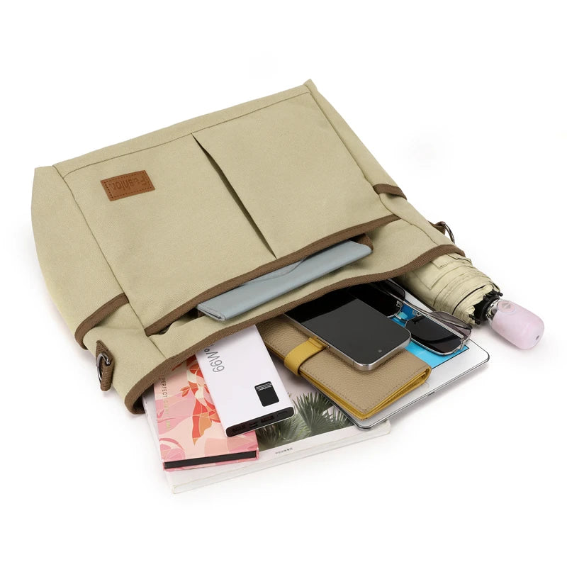 Women Handbags Ladies Canvas Shopping Tote Bag Clutch Female Crossbody Bags