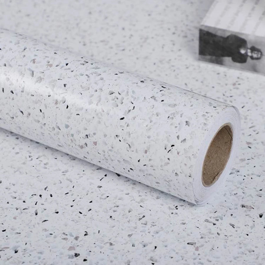 PVC Self Adhesive Wallpaper Marble Stickers Waterproof Heat Resistant Kitchen Countertops Table Furniture Cupboard Wall Paper