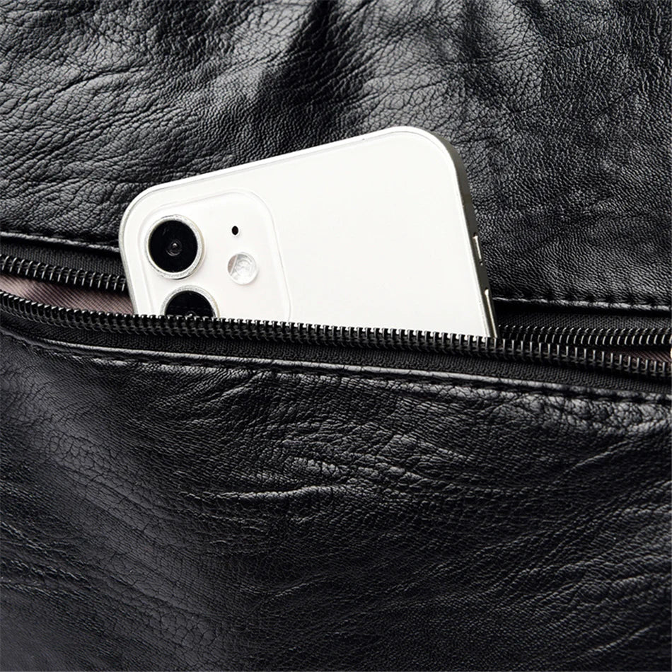 High Quality Leather Luxury Handbags Women Bags Designer Multifunction Shoulder Bags for Women Travel Back Pack Bolsa Feminina