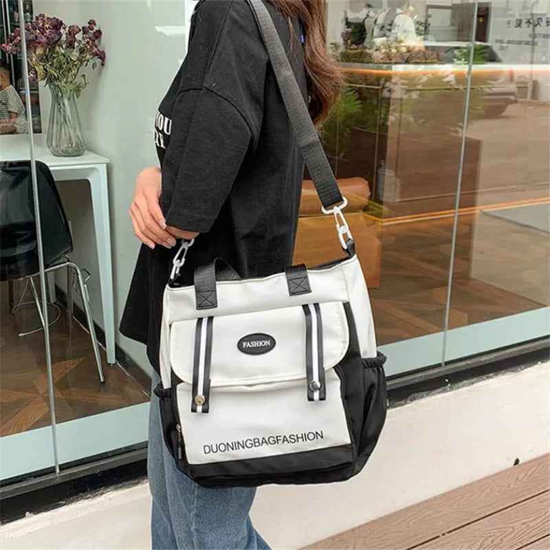 Women's Tote Bag, Large Capacity Daily Handbag, Travel Bucket Shoulder Bag, Fashion Messenger Bag,Campus School Bags Satchel