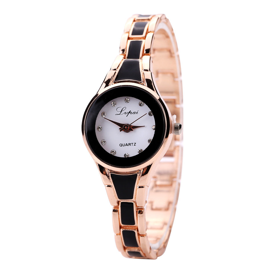 Women's watches Elegant woman watch Quartz gifts for women Luxury Fashion stainless steel Alloy Women's wristwatch accessories