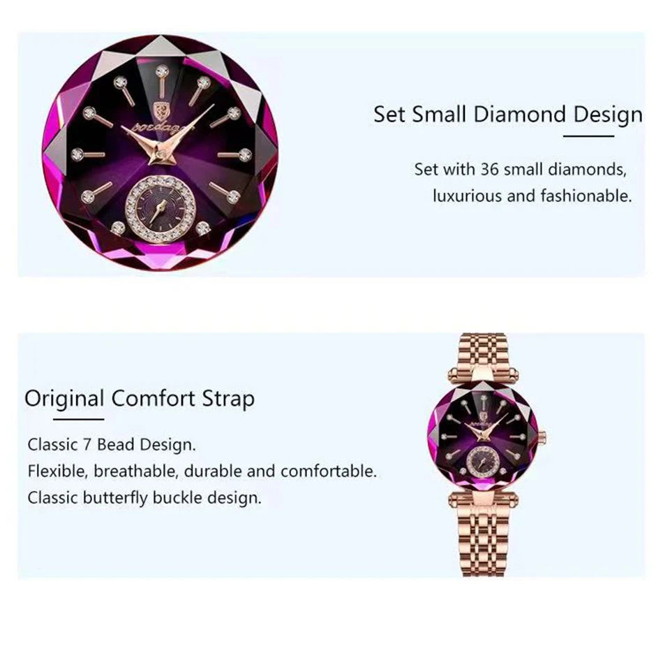 2023 Brand Women Watches Fashion Square Ladies Quartz Watch Bracelet Set Green Dial Simple Rose Gold Mesh Luxury Women Watches