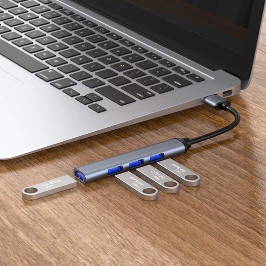 4 Port USB 3.0 HUB USB HUB Dock Type C 3.1 Multi USB Splitter OTG Adapter For Xiaomi Huawei Lenovo Macbook Pro USB 3.0 2.0 Port