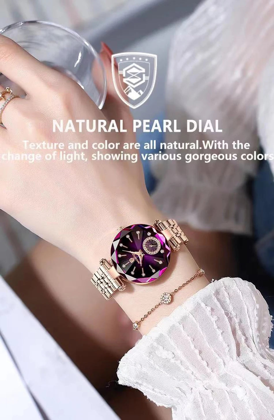 2023 Brand Women Watches Fashion Square Ladies Quartz Watch Bracelet Set Green Dial Simple Rose Gold Mesh Luxury Women Watches