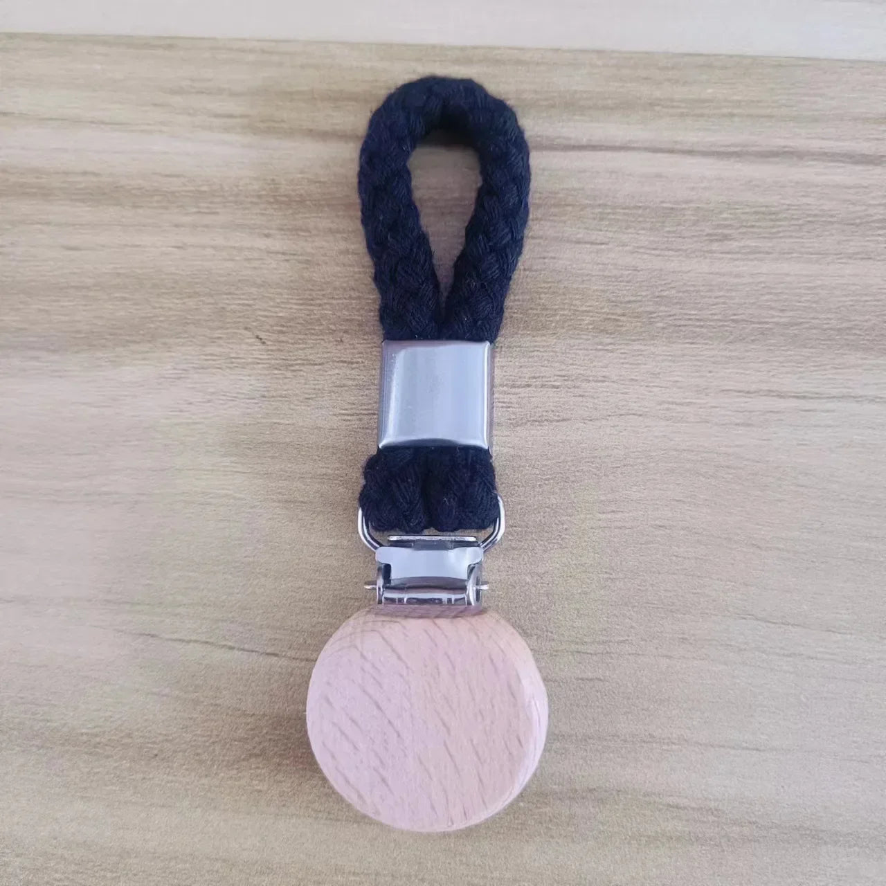 2PCS Towel Clips Braided Cotton Loop Towel With Metal Clamp Multi Purpose Hooks Socks Clothes Hanger Kitchen Home Storage Clips