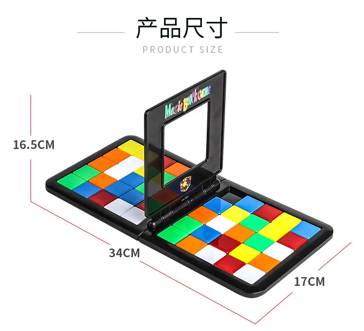 Kids Color Battle Square Race Game Parent-Child Square Desktop Puzzles Learning Educational Toys Anti Stress Boys Girls Gifts