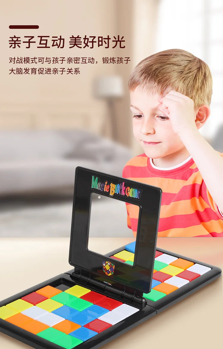 Kids Color Battle Square Race Game Parent-Child Square Desktop Puzzles Learning Educational Toys Anti Stress Boys Girls Gifts