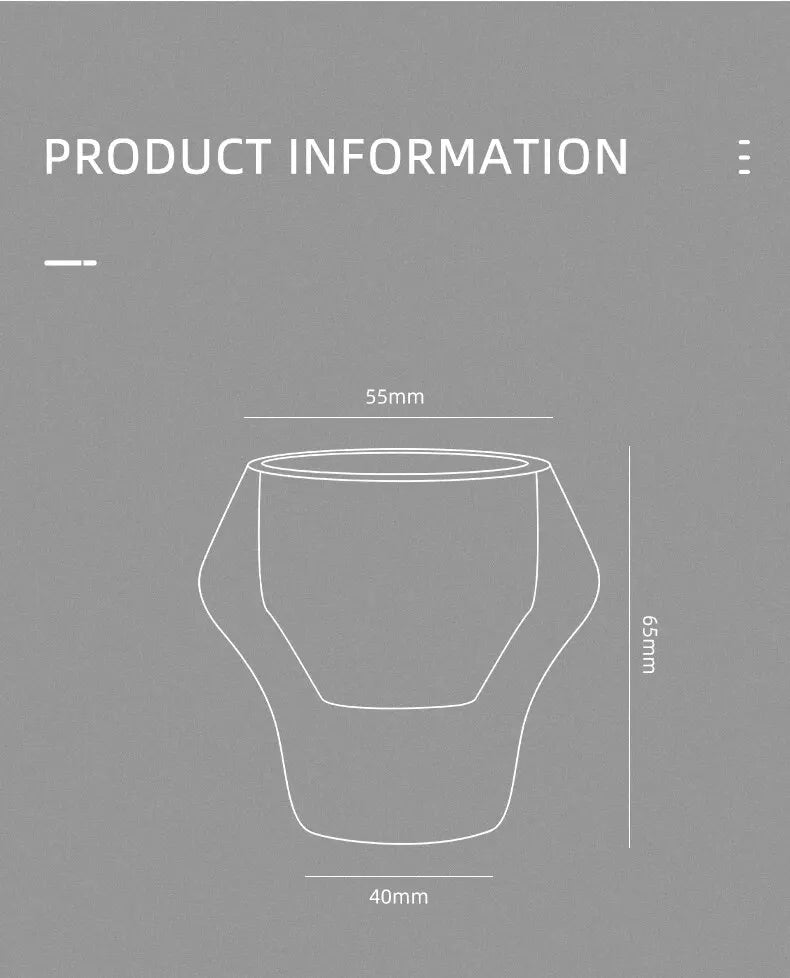 MHW-3BOMBER Coffee Mug Double Walled Glass Transparent Borosilicate Glasses Mugs Tea Latte Wine Cup Bar Kitchen Cafe Accessories