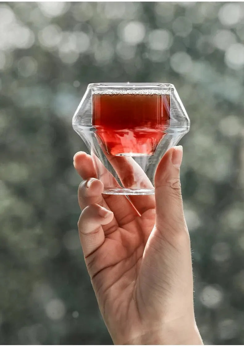 MHW-3BOMBER Coffee Mug Double Walled Glass Transparent Borosilicate Glasses Mugs Tea Latte Wine Cup Bar Kitchen Cafe Accessories