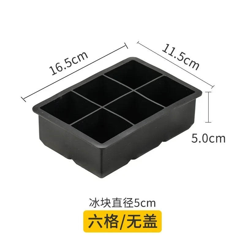 Reusable Ice Cube Silicone Mold Ice Maker IceCream Tools Food Grade Ice Ball Mold Round Square IceTray Mold Kitchen Tools