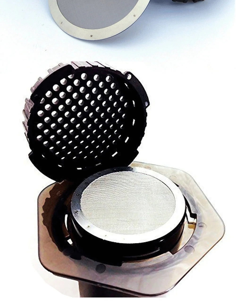 2PCS/lot 61MM Coffee Metal Mesh Filter Reusable Stainless Steel Filter Mesh For Aeropress Coffee Maker Tool Kitchen Accessories