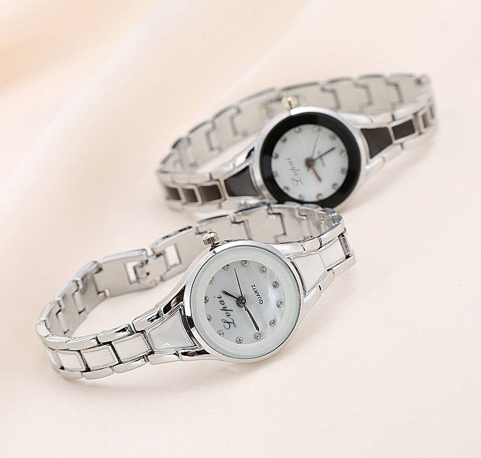 Women's watches Elegant woman watch Quartz gifts for women Luxury Fashion stainless steel Alloy Women's wristwatch accessories
