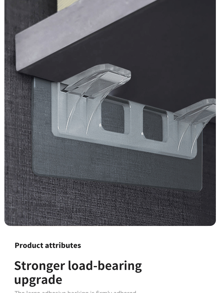 6/12pcs Wardrobe Divider Brackets Non-Marking Sticky Kitchen Cabinet Divider Brackets Anti-Side Slip Layer Support Brackets