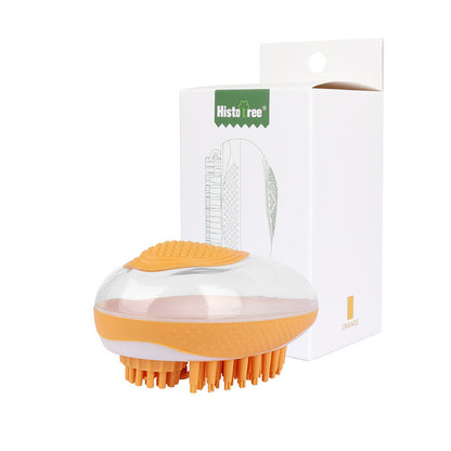 Escova de Banho Multifuncional 2-em-1 para Cães e Gatos