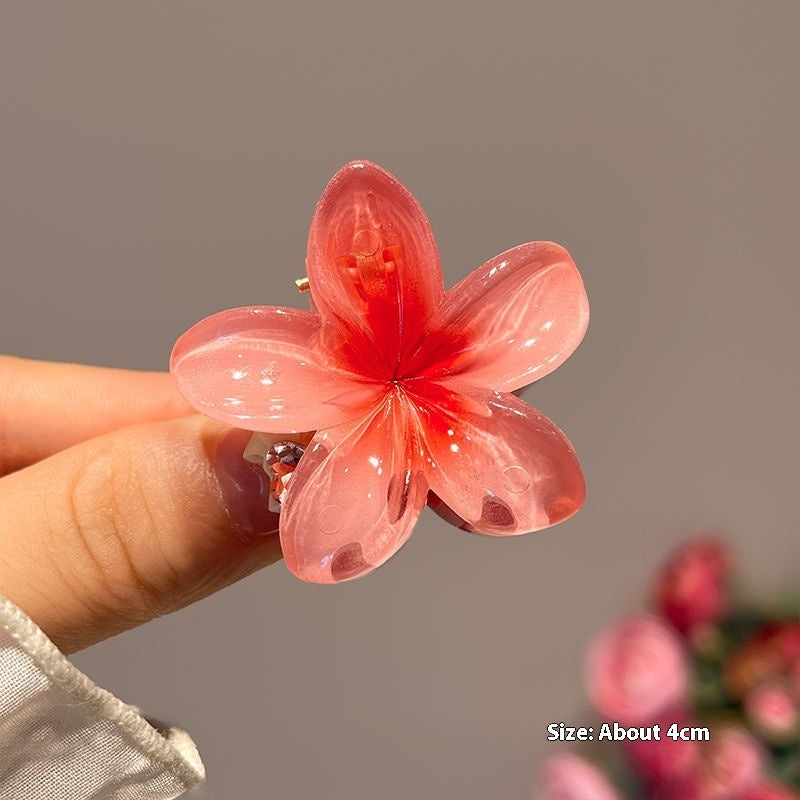 High Sense Plumeria Rubra Seaside Holiday Barrettes