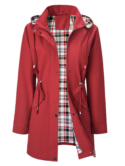 Jaqueta Corta-Vento Feminina Impermeável – Estilo Casual