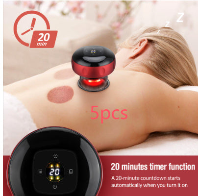 Massageador Corporal Elétrico com Ventosas – Uso Manual