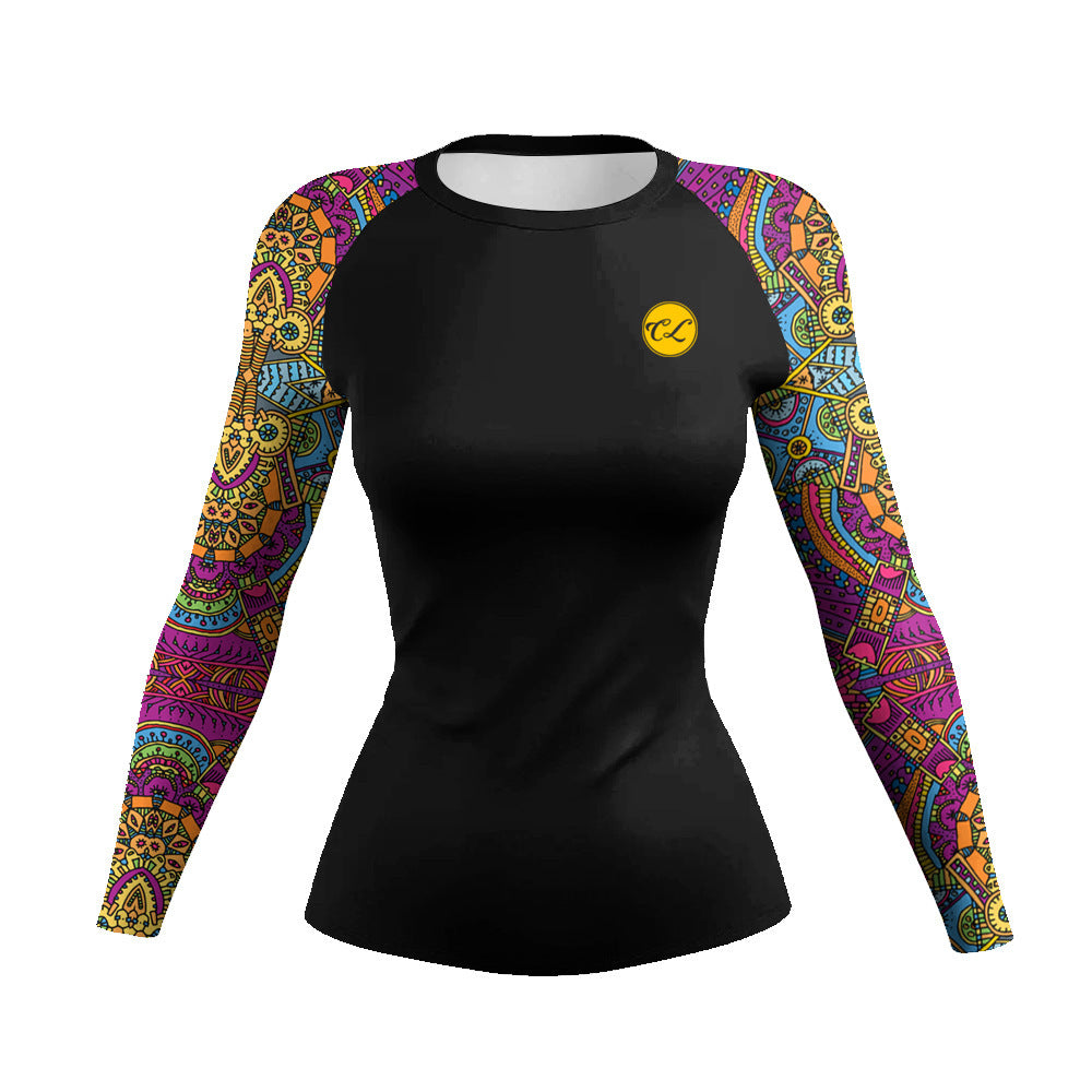Digital Printing Fashion Ladies Slim Fit Clothes