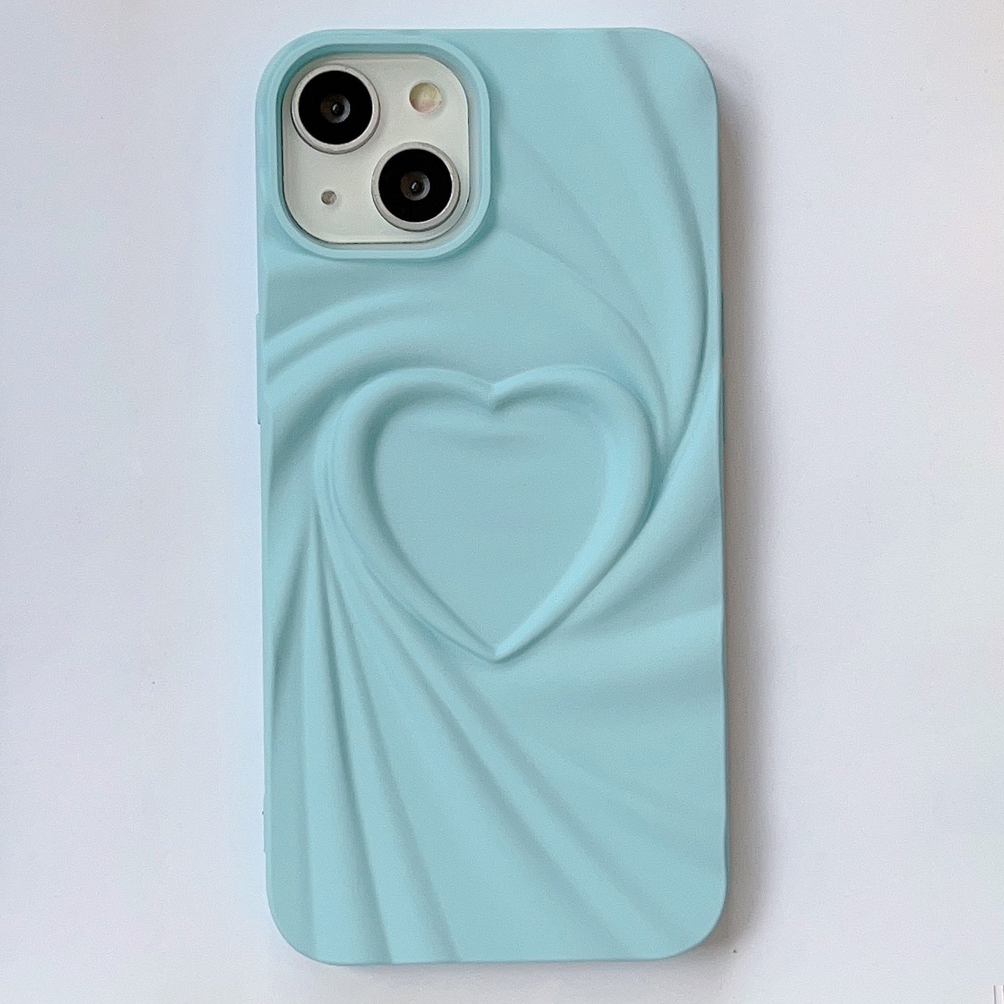 Capa Criativa com Design Plissado “Love” para Smartphone