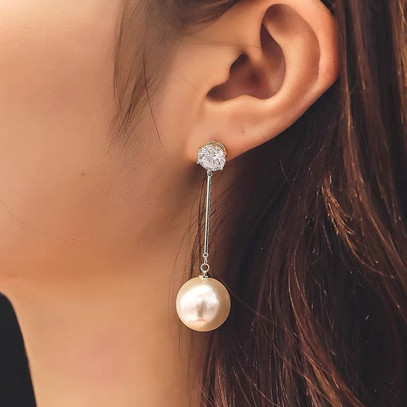 Exaggerated And Personalized Long Tassel Earrings