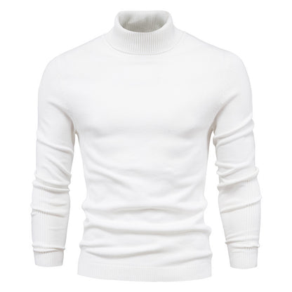 Suéter Masculino Gola Alta – Tricô Slim Fit
