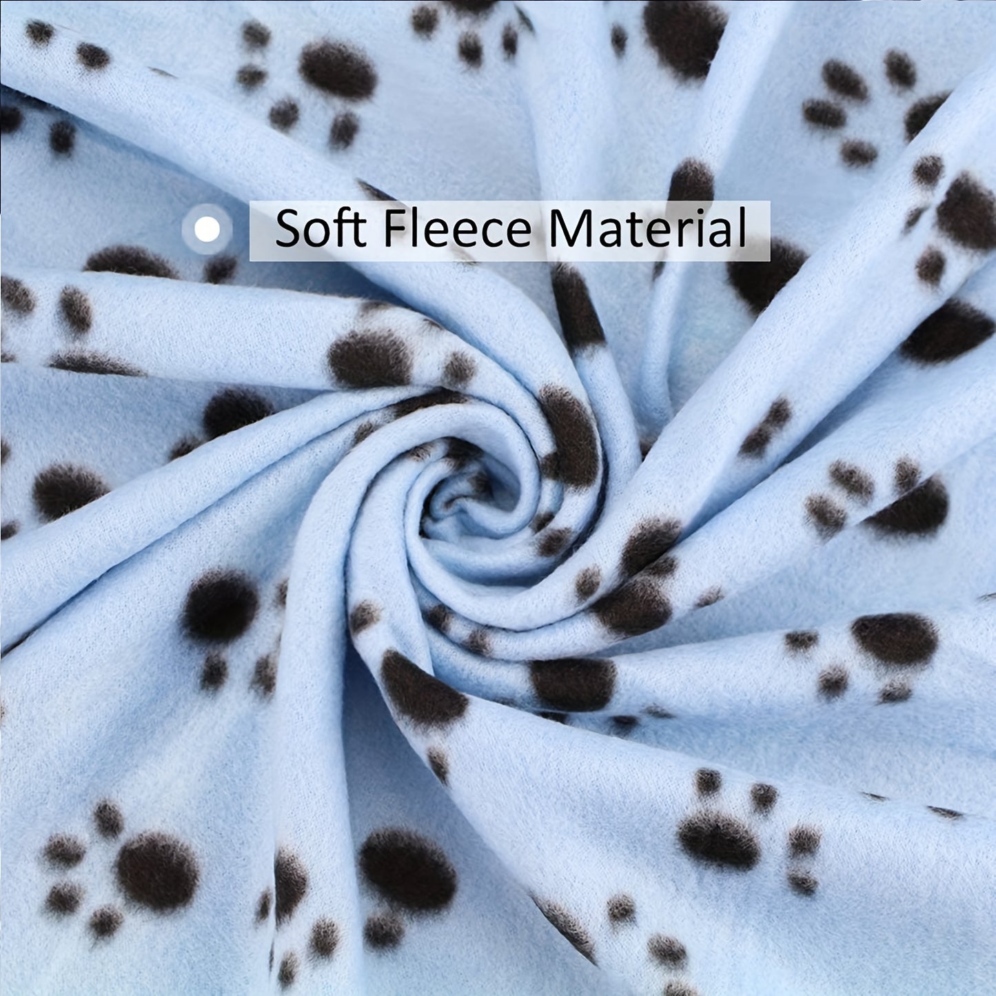 6-Pack of Warm Paw Print Dog Blanket Bed Covers to Keep Your Furry Pets Cozy!